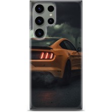 Ekolaks Samsung Galaxy S23 Ultra Uyumlu Kılıf Ekol 09 Ford Mustang Uv Kılıf Antrasit