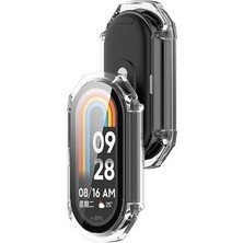 Ekoodukkan Xiaomi Mi Band 8 Akıllı Bileklik Uyumlu Watch Gard Önü Kapalı Ekran Koruyucu 360 Koruma