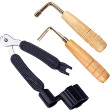 Toyra Gitar Aracı Kitleri Ahşap Dize Tuning Anahtarı Dizeler Için Çok Fonksiyon (Yurt Dışından)