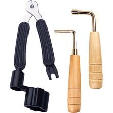Toyra Gitar Aracı Kitleri Ahşap Dize Tuning Anahtarı Dizeler Için Çok Fonksiyon (Yurt Dışından)