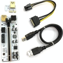 Customsproducts VER010 USB 3.0 Pcı-E Yükseltici VER010-X Express Kablo Yükseltici Ekran Kartı X16 Madencilik Için