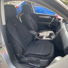 Kepmorpho Subaru Tribeca Lüx Oto Koltuk Minderi Ön Arka Oturak 3'lü Set Bumerang Serisi Siyah