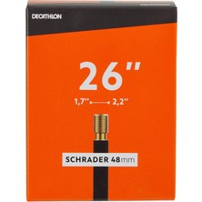 Decathlon Btwin Iç Lastik - 26 X 1,7/2,2 - 48Mm - Schrader Valf Uyumlu