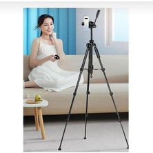 Smayling Tripod Çekim Işığı Halkası Youtuber Tiktoker Canlı Yayın Ekipman Bluetooth Kumanda Selfie Light LED