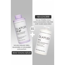 OLAPLEX Blonde Enhancer Duo - Sarı Saçların Rengini Koruyan & Canlandıran Bağ  Bakım Seti