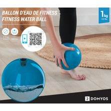 Decathlon DOMYOS 1 Kg Sağlık Topu (Su Topu) - Fitness Hafif Antrenman