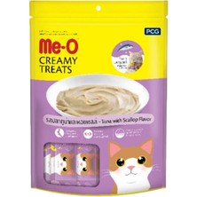 Me-O Creamy Deniz Tarağı & Ton Balığı Kedi Ödülü 20X15 gr