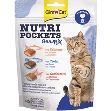 Gimcat Nutripockets Sea Mix Taurinli Kedi Ödül Tableti 150 gr