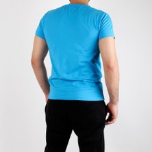 Saillaker’s A+ Palermo Erkek Mavi Basic T-Shirt