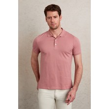 Hatemoğlu Düz Comfort Fit 100% Pamuk Polo Yaka Tişört