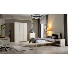 Moderno Genç Odası - 3 Kapılı Mobilya Kapaklı