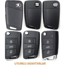 Şenyıldız Aksesuar Seat Leon Fr 2013 2020 Uyumlu Lüks Anahtar Koruma Kılıfı