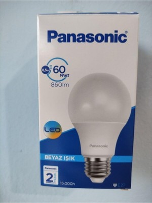 Panasonic 8.5 W - 60 W 10'lu LED Ampul E-27 Duy Beyaz Işık