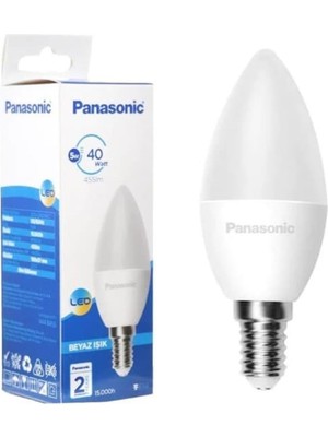 Panasonic 5W E-14 6500K Beyaz Işık LED Ampul