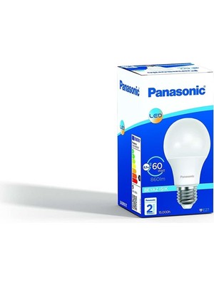 Panasonic 8.5 W - 60W LED Ampul E-27 Duy Beyaz Işık 10 Adet