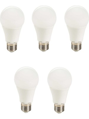 Osaka Light Osaka 10W = 75W Eşdeğer E27 LED Ampul Gün Işığı Sarı 3000K - 5li Paket Osaka 10W A60 LED 001