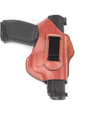 Wolf Holster Glock Deri Tabanca Kılıfı Iç Dış Yarım Taba