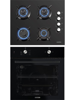 KUMTEL Siyah 2 li Set