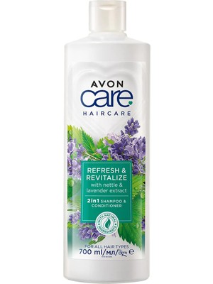 Avon Care Isırgan Otu ve Lavanta Özleri Içeren Şampuan ve Saç Kremi 700 Ml.