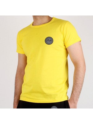Saillaker’s A+ Palermo Erkek Sarı Basic T-Shirt