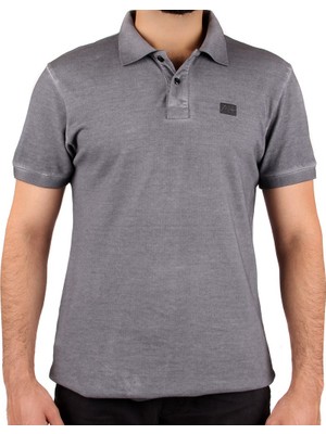 Saillaker’s A+ Naples Erkek Gri Renk Polo Yaka T-Shirt