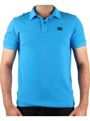 Sail Laker's A+ Naples Erkek Mavi Renk Polo Yaka T-shirt 312-NAPLES