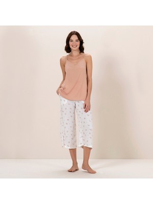 Chakra Emma Pijama Takımı Koyu Somon