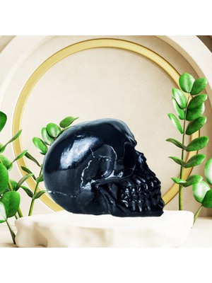 Minazey Inspire Skull Siyah Biblo Dekoratif Aksesuar