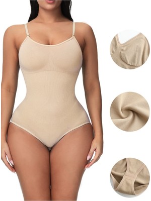 Mistirik Çıtçıtlı Toparlayıcı Body Sıkılaştırıcı Body Seamless Model Örme Kumaş