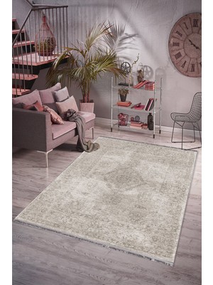 Rugs Modern Mira T-501 Vintage Model Bej Halı