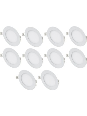 Cata 10 Adet 9 Watt Slim LED Panel Gün Işığı Metal Kasa