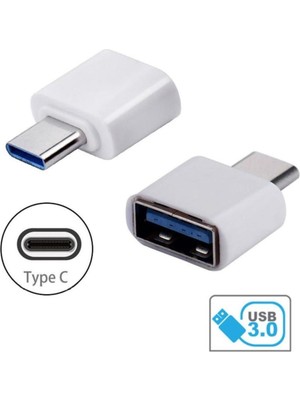 Lux USB Dişi To Type-C Erkek Dönüştürücü Otg Çevirici Adaptör