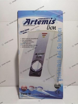 Artemis Lion 7000W Elektrikli Şofben - Ani Su Isıtıcı 8 lt/dk Kapasite ile Güçlü Performans