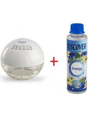EC Shop Zariff Home Discover Sihirli Küre Işıksız Hava Temizleme Makinesi + 1 Adet 150 ml Energy Solüsyon