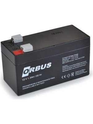 Orbus 12V 1.3AH Alarm Aküsü
