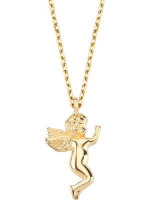 Altın Sepeti Altın Bebek Melek Kolye