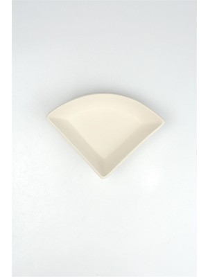 Refsan Üçgen Çerezlik Seramik Bisküvi  (Ham Bisküvi Boyanabilir Obje)