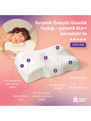 Beauty Pillow - Kırışıklık Önleyici Ortopedik Güzellik Yastığı