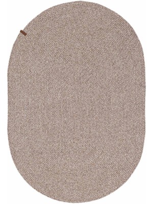 Cesta El Yapımı Örgü Natural Kilim 80x120 4012