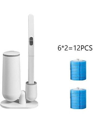 Three Beans Tek Kullanımlık Tuvalet Fırçası Seti Banyo Aksesuarları Fırça Yok Kapalı End Ev Eşyaları Tek Kullanımlık Değiştirme | Tuvalet Fırçaları (Yurt Dışından)