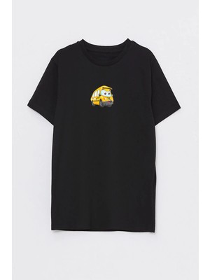 Youwinner Araba Baskılı Bisiklet Yaka Çocuk Tshirt