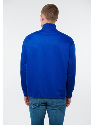 Mavi Erkek Fermuarlı Mavi Pro Mavi Sweatshirt 0611484-70770