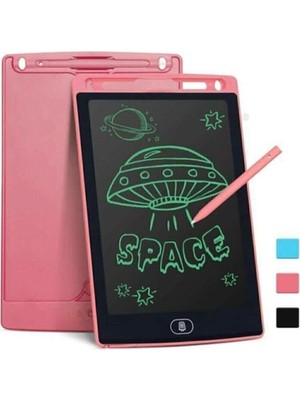 Teknoclass Dijital Kalemli Çizim Yazı Tahtası Not Yazma Eğitim Tableti Writing Tablet 8,5 Inç Pembe