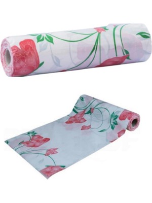 Firdevsi Hobi Tek Kullanımlık Masa ve Aktivite Örtüsü | 2 Rulo | Kullan At | 20ADET | 100X120 cm | Gül Desenli Frd-2 Rulo Güllü Masa