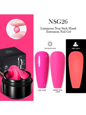 Born Pretty Luminous-Fosforlu Non stick  Extension Gel NSG26 (56032)