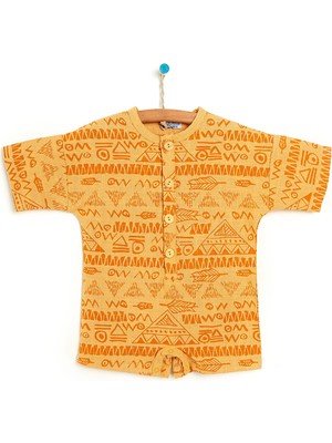 HelloBaby Past Culture Kısa Tulum Erkek Bebek