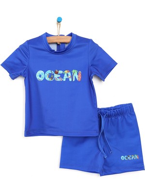 Neopy Erkek Bebek Ocean Tshirt Slip Mayo Takım