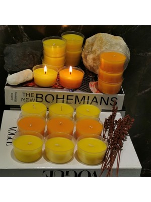 Iv Candles Homedecor 12Lİ Citronella Yaglı Sineksavar Kapsul Mum