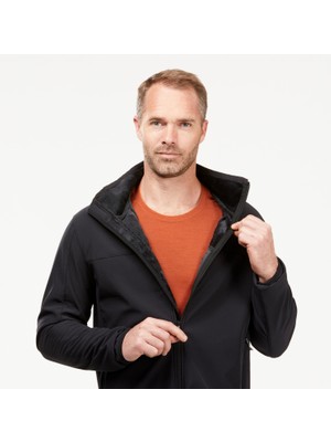 Decathlon Forclaz Erkek Softshell Mont - Siyah - Mt100