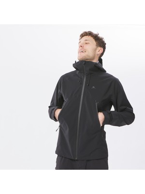 Decathlon Quechua Erkek Outdoor Yağmurluk - Siyah - Mh500